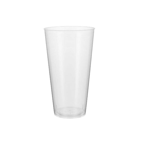 Set med återanvändbara glas Algon Plast Transparent 450 ml (256st)