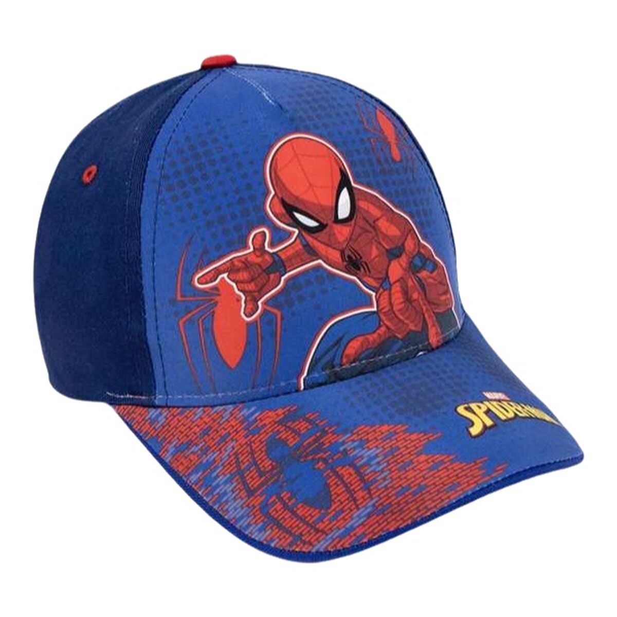Barnkeps Spider-Man Blå finns hos Aktivcamping