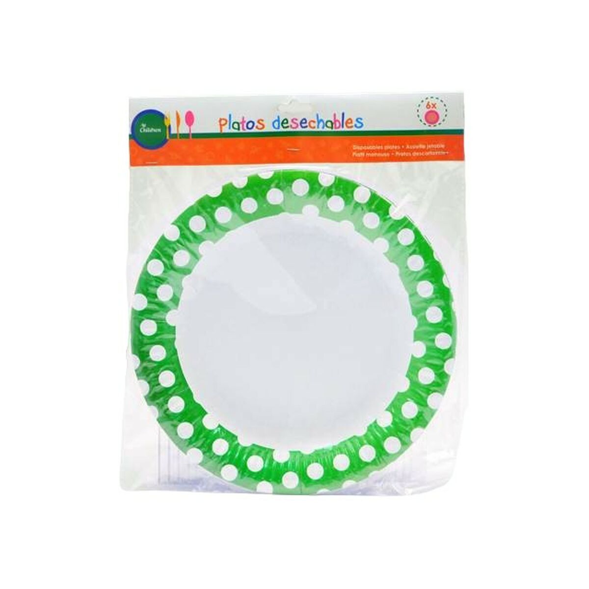 Plate set Disposable 12 pieces