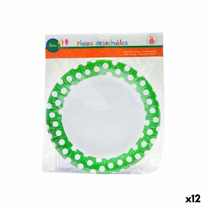 Plate set Disposable 12 pieces