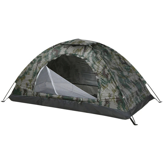 Tält för en person med Mesh Ventilation UV-Skydd Grön Ultralätt Camping finns hos Aktivcamping