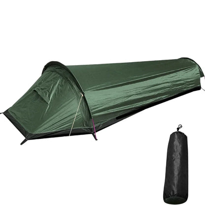 Ultralätt Enmanstält Grönt Vattenavvisande Campingtält Backpacking finns hos Aktivcamping