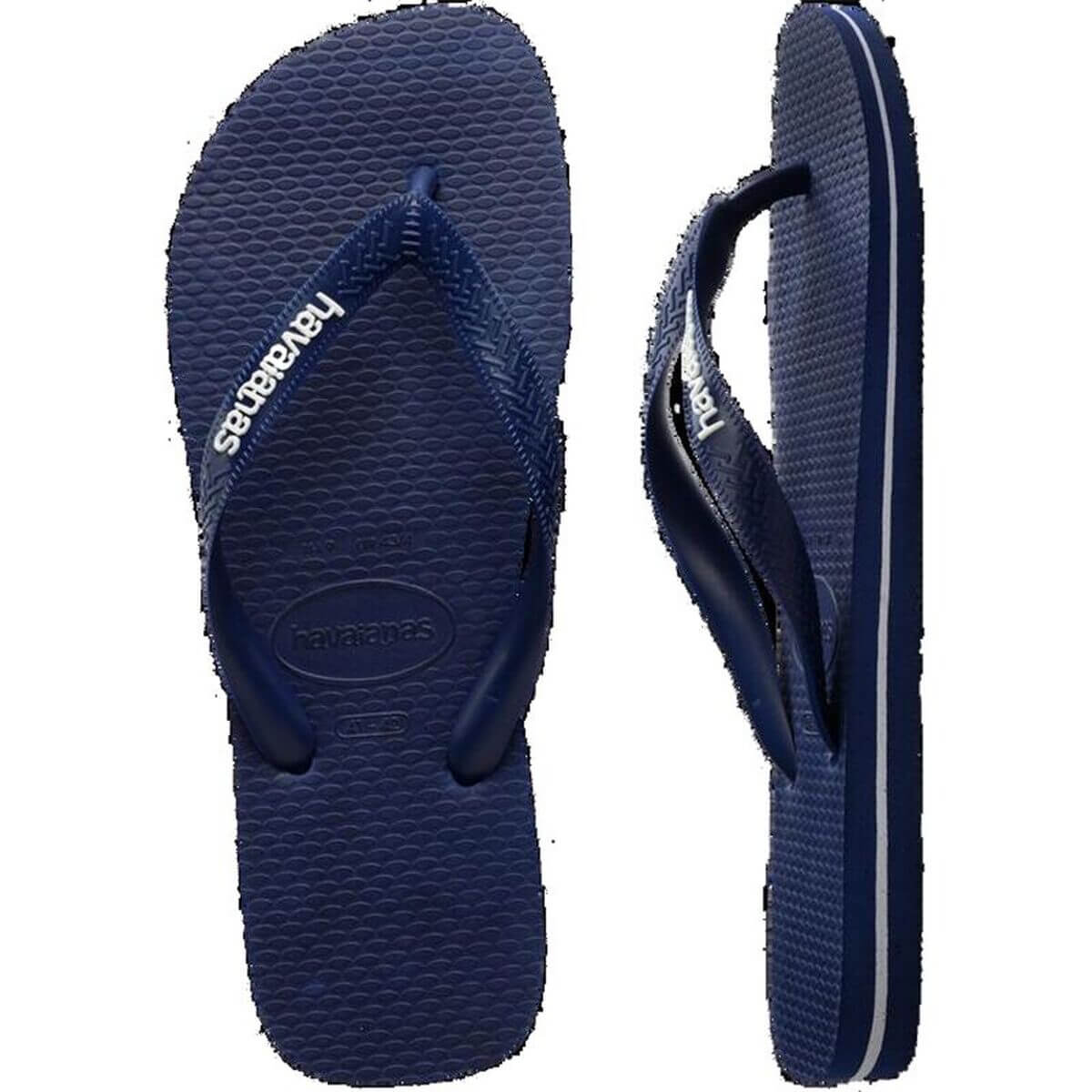 Strandtofflor Herr Havaianas Logo Filete Blå 44-45 finns hos Aktivcamping