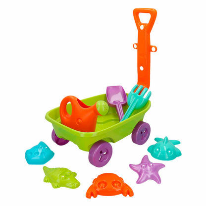 Beach toys set Colorbaby Wheelbarrow polypropylene (12 pieces)