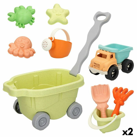 Beach toys set Colorbaby 16.5 x 11 x 11 cm (2 quantities)