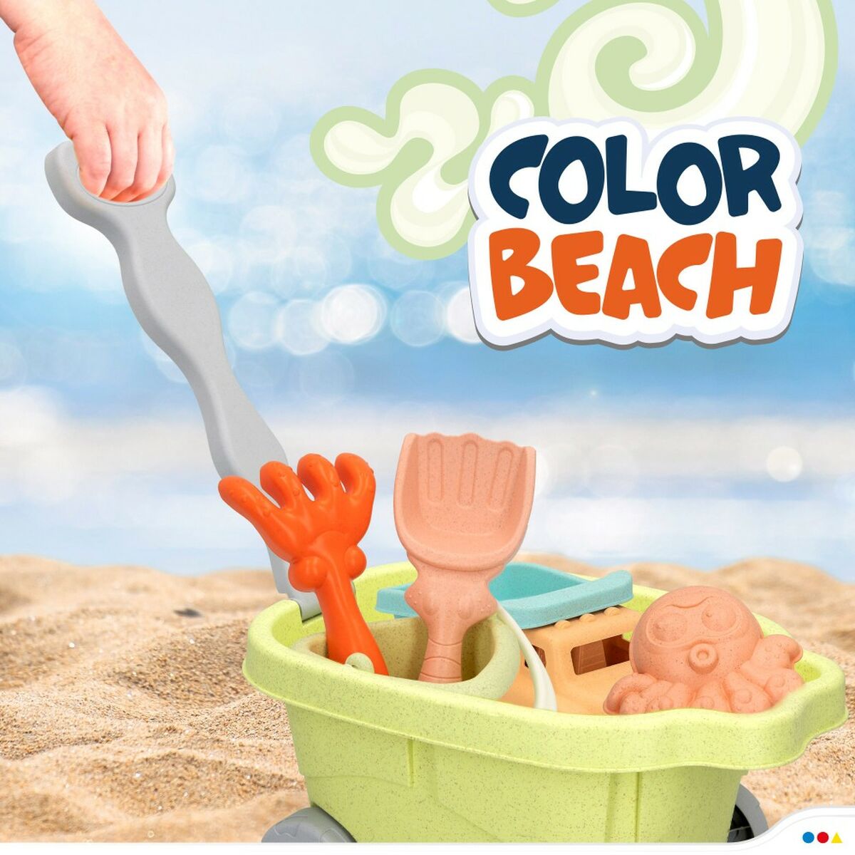 Beach toys set Colorbaby 16.5 x 11 x 11 cm (2 quantities)