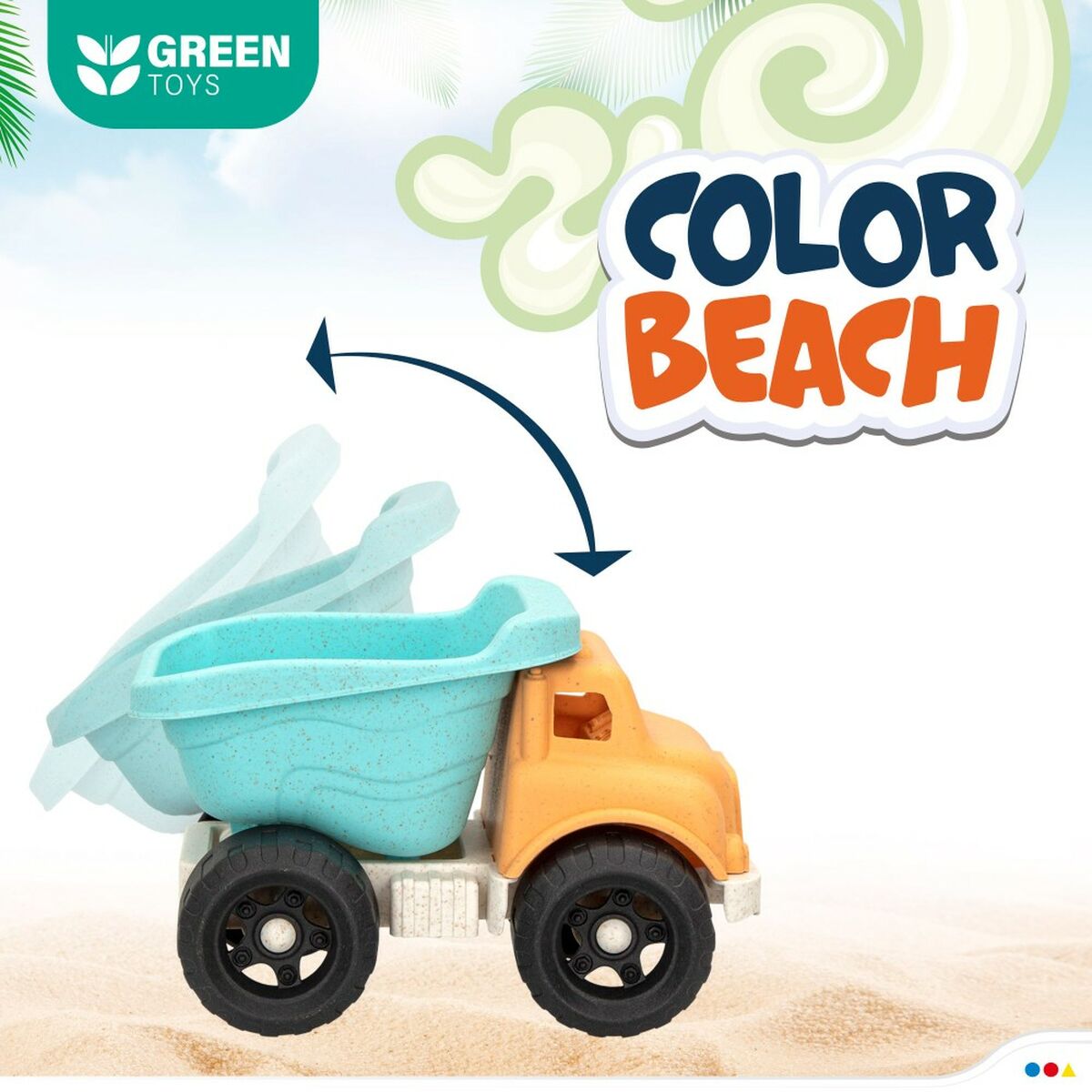 Beach toys set Colorbaby 16.5 x 11 x 11 cm (2 quantities)