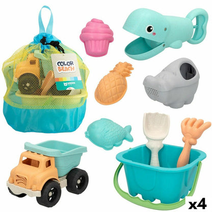 Beach toys set Colorbaby 19.5 x 10 x 19.5 cm (number of 4)