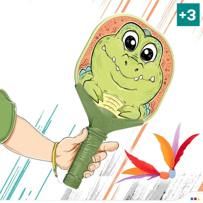 Beach paddles Colorbaby Crocodile 18.5 x 33 x 0.5 cm (6 number)