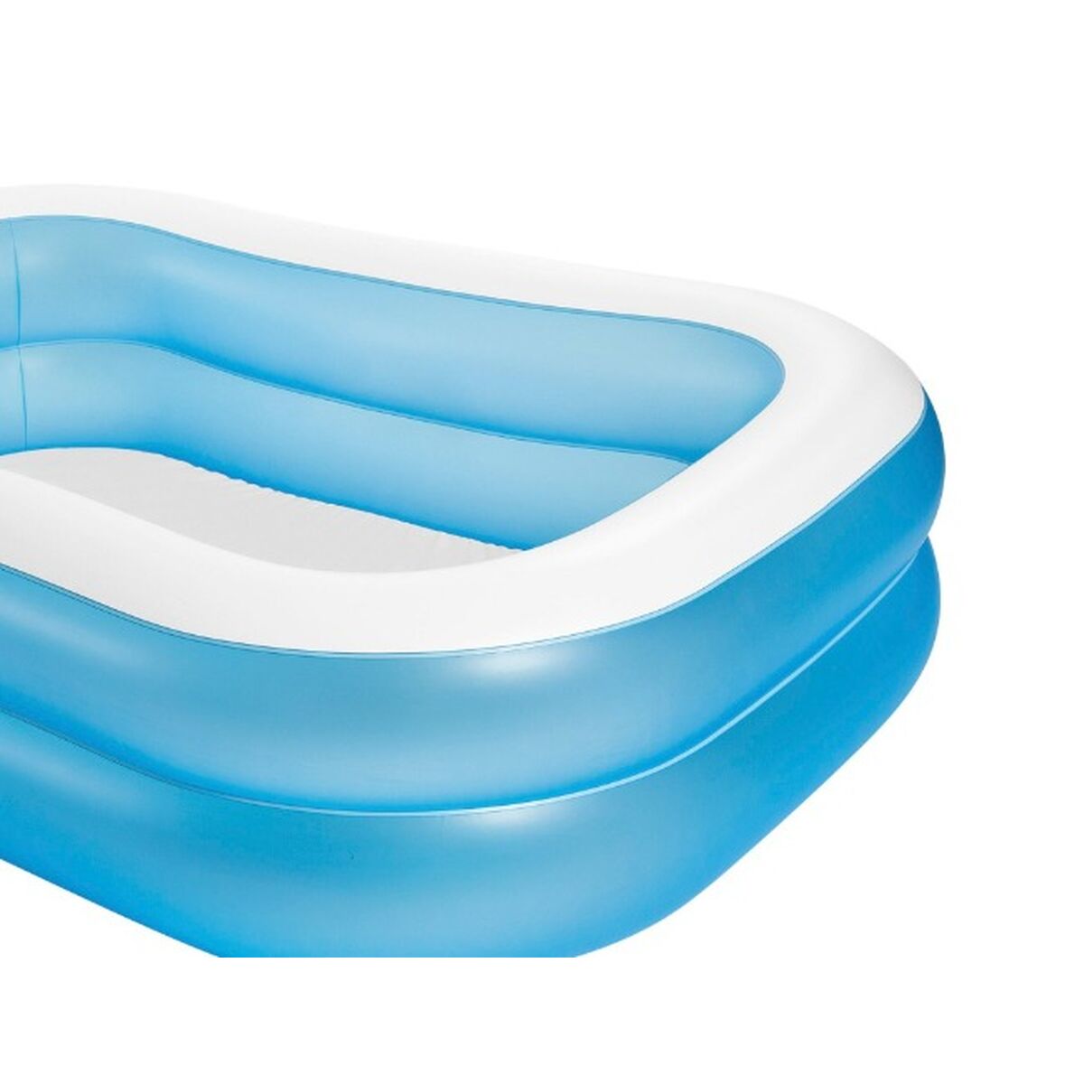 Unlockable pool Intex Blue White Blue/White 540 L 203 x 48 x 152 cm (3 pieces)