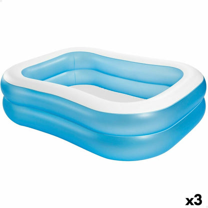 Unlockable pool Intex Blue White Blue/White 540 L 203 x 48 x 152 cm (3 pieces)