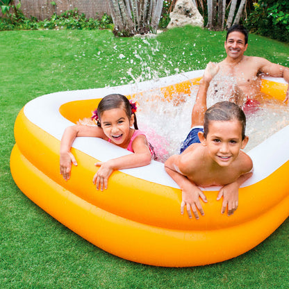 Unlockable pool Intex Mandarin Orange 600 L 229 x 48 x 152 cm (3 pieces)