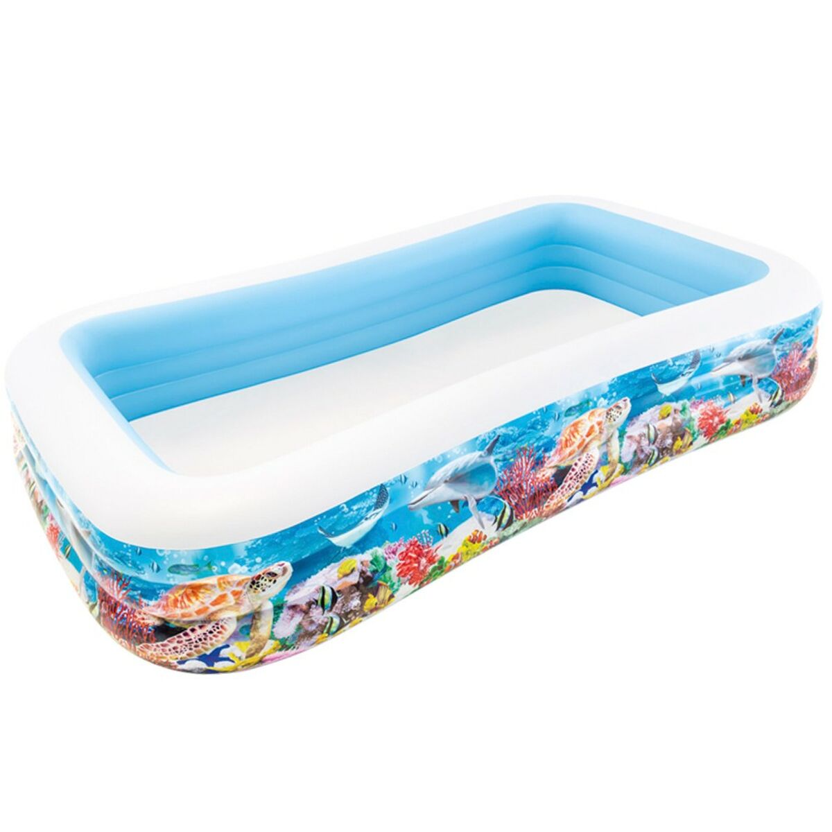 Inflatable children's paddling pool Intex Tropical 1020 L 305 x 56 x 183 cm (2 pieces)