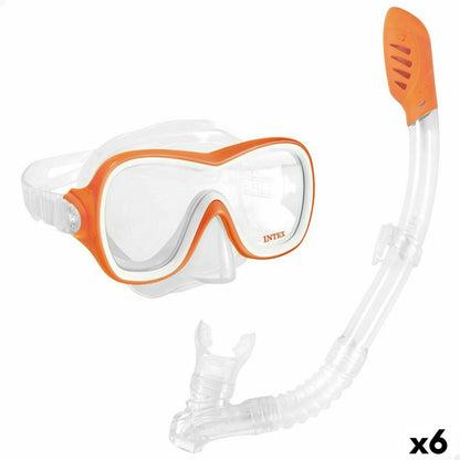 Snorkel och cyklop Intex Wave Rider Orange