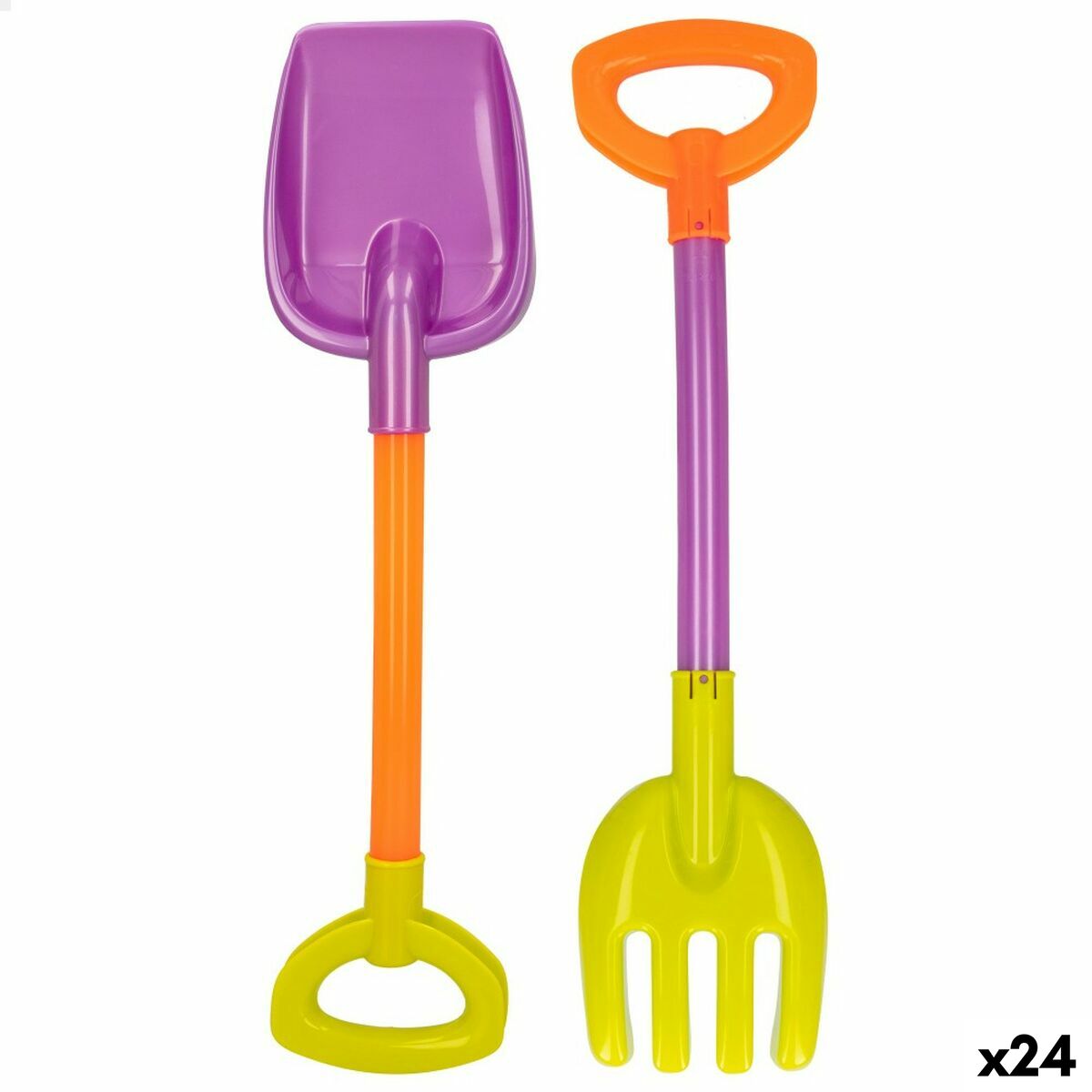 Strandleksaker set Colorbaby 39 cm 2 Delar (24 antal)