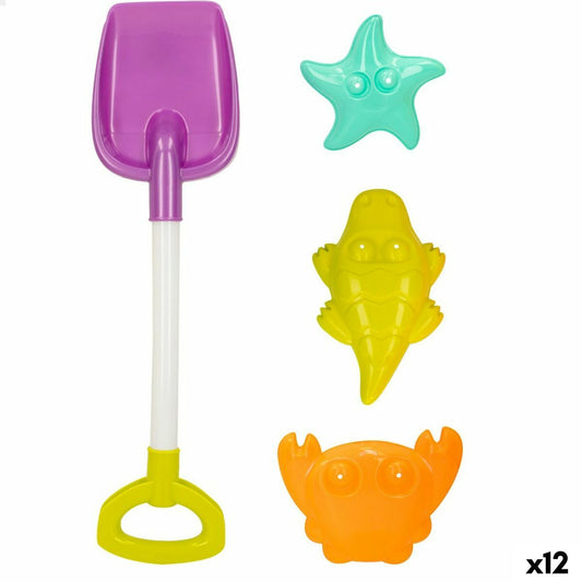 Beach toys set Colorbaby 4 parts polypropylene (12 pieces)