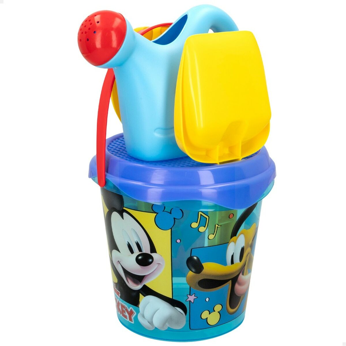 Strandleksaker set Mickey Mouse Ø 18 cm (16 antal)