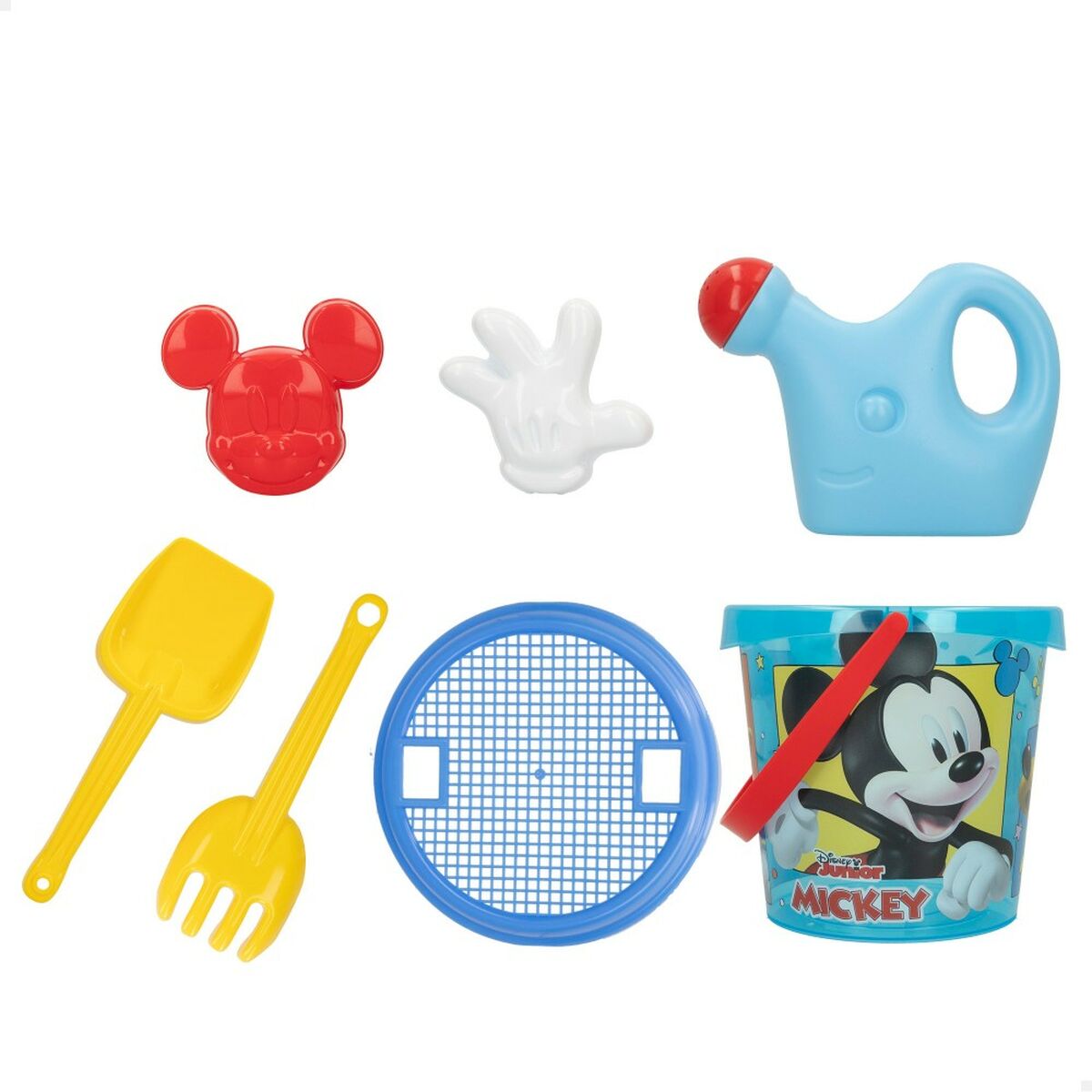 Strandleksaker set Mickey Mouse Ø 18 cm (16 antal)