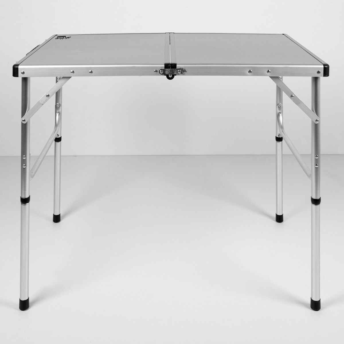 Folding table Aktive Camping Grey 90 x 70 x 60 cm (2 pieces)