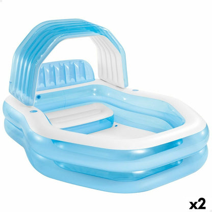 Unlockable pool Intex Blue 530 l 229 x 135 x 191 cm (2 pieces)