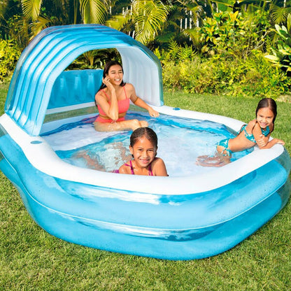 Unlockable pool Intex Blue 530 l 229 x 135 x 191 cm (2 pieces)