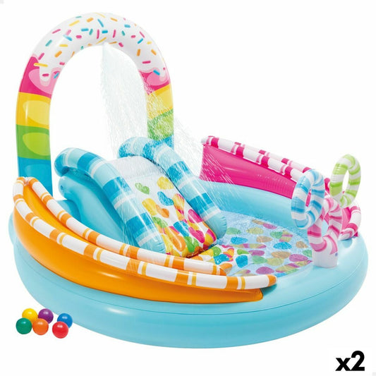 Inflatable children's paddling pool Intex Candy 165 L 170 x 122 x 168 cm (2-pack)