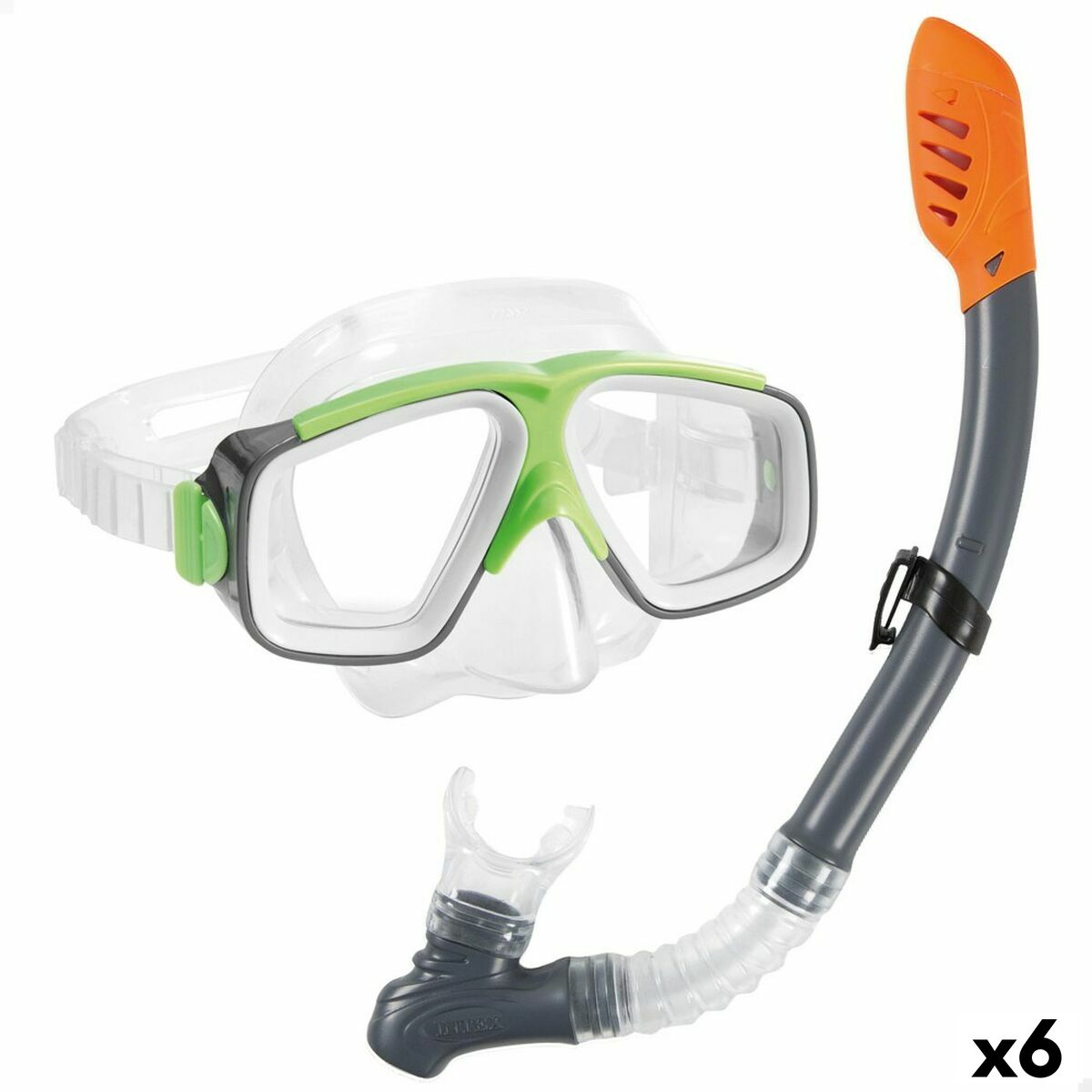 Snorkel och cyklop Intex Surf Rider Barn