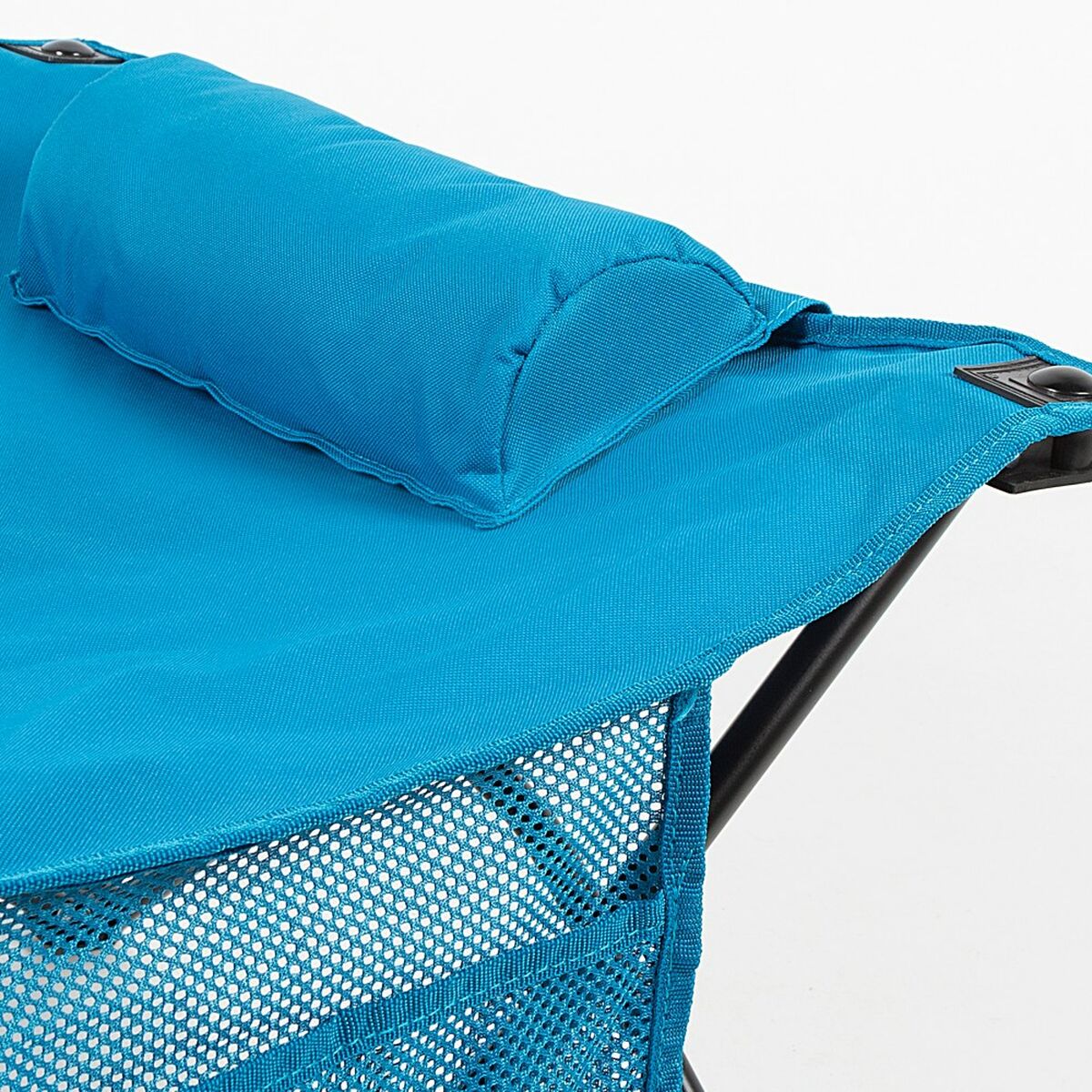 Folding bed Aktive Blue Camping 178 x 62 x 38 cm 178 x 38 x 62 cm (2 pieces)