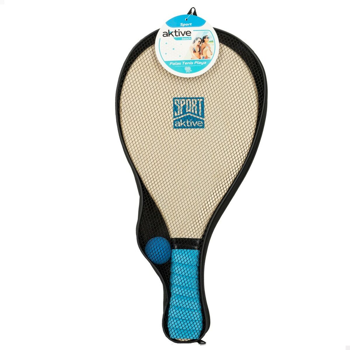 Beach shovels with ball Active 20 x 44 x 1 cm (6 number)