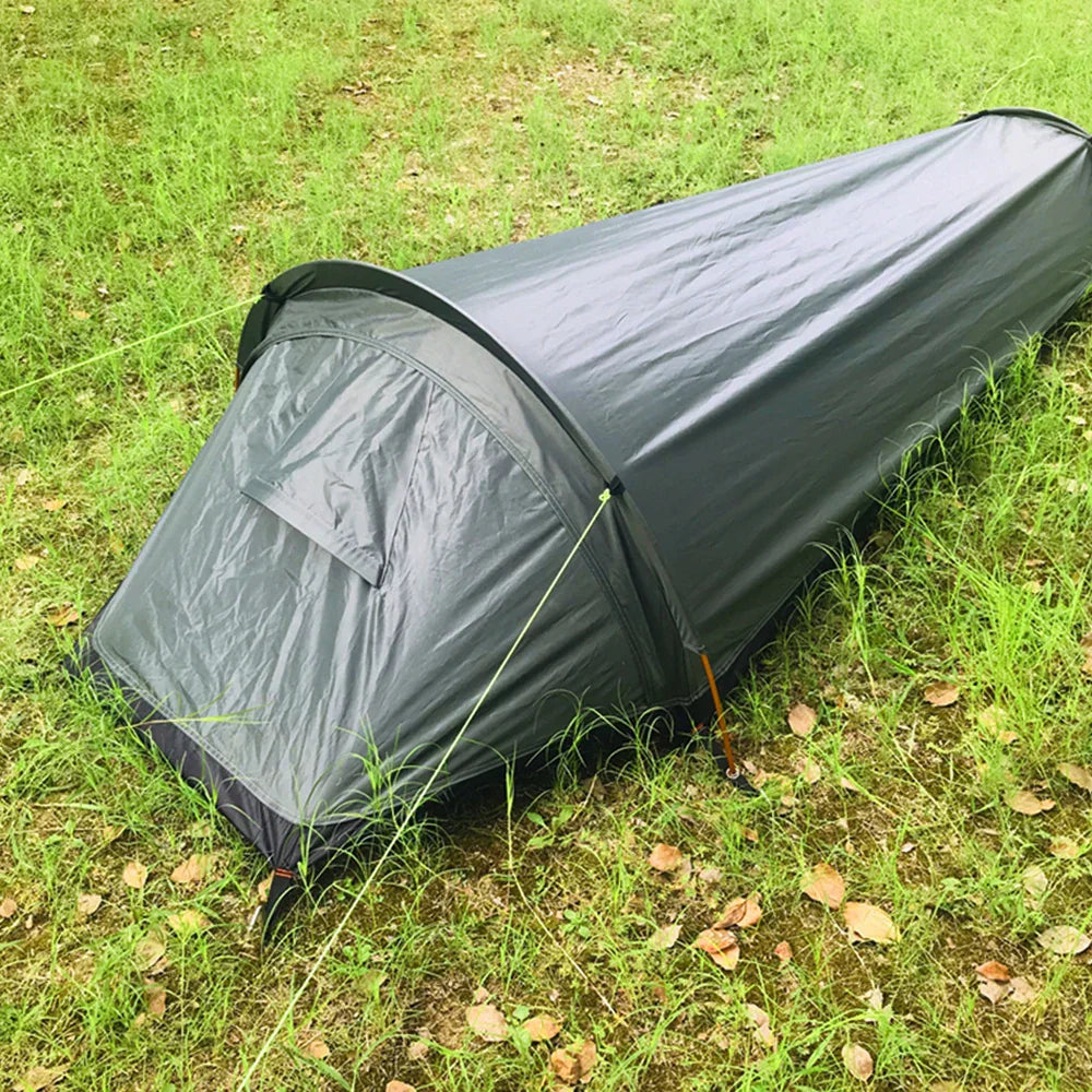 Ultralätt Enmanstält Grönt Vattenavvisande Campingtält Backpacking finns hos Aktivcamping