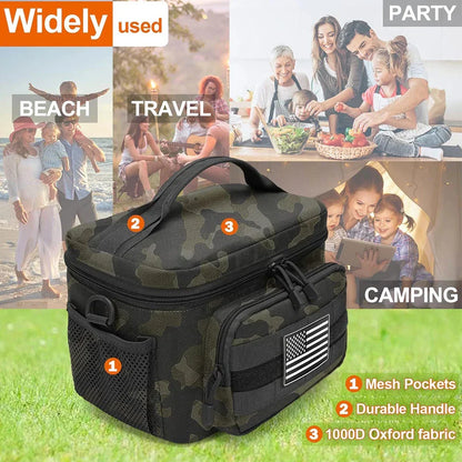 Outdoor Crossbody Duffelväska Svart stor kapacitet och hållbar polyester