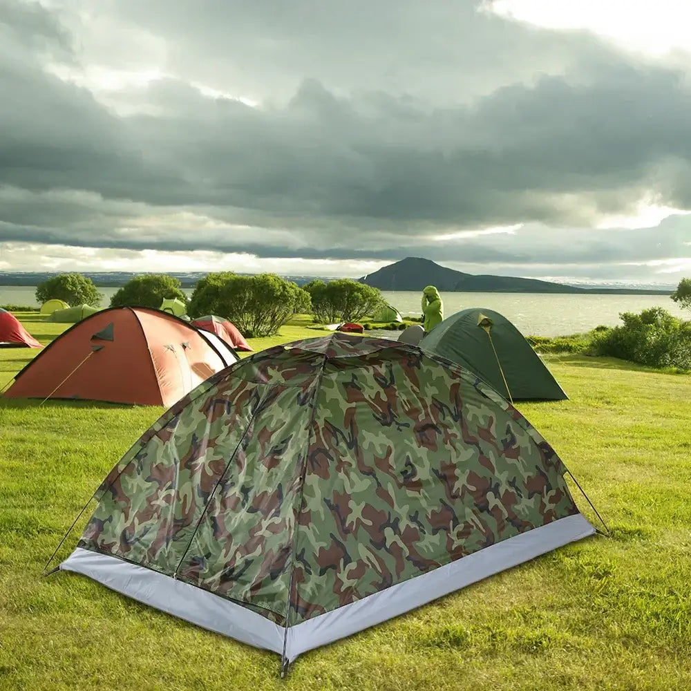 Campingtält Kamouflage för 2 Personer Lättvikts Tält Outdoor finns hos Aktivcamping