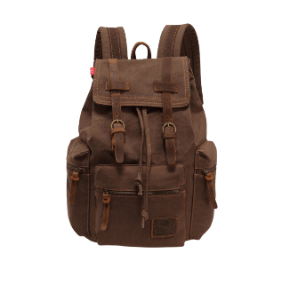 Ryggsäck Vintage Canvas Justerbar Stilren och Hållbar finns hos Aktivcamping