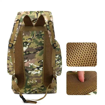 Ryggsäck Vattentät Oxford MOLLE Kamouflage 70L