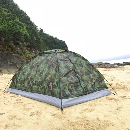 Campingtält Kamouflage för 2 Personer Lättvikts Tält Outdoor finns hos Aktivcamping