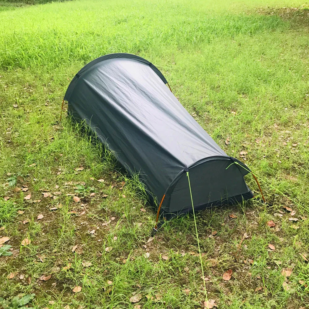 Ultralätt Enmanstält Grönt Vattenavvisande Campingtält Backpacking finns hos Aktivcamping