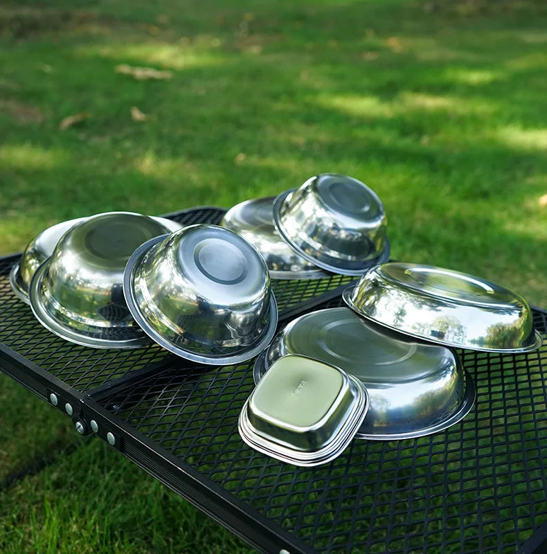 Portabelt campingset med 22 delar för matlagning utomhus