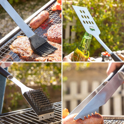 Set med Grillredskap med Bärväska BBSet InnovaGoods 12 Delar - finns hos Aktivcamping