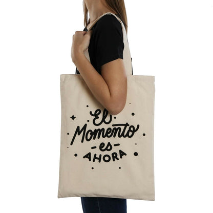 Shoppingväska Versa El momento es ahora Polyester 36 x 48 x 36 cm finns hos Aktivcamping
