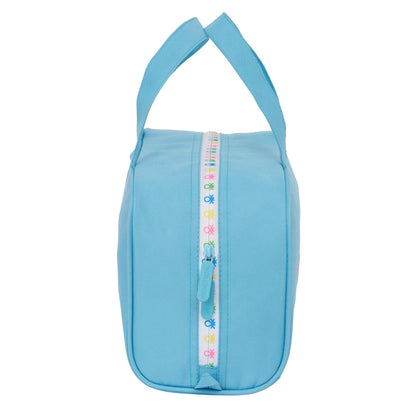 Skolnecessär Benetton Spring Himmelsblå 31 x 14 x 19 cm finns hos Aktivcamping