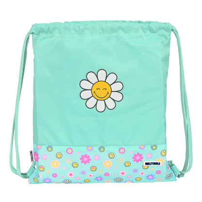 Skopåse med remmar Smiley Summer Fun 35 x 40 x 1 cm finns hos Aktivcamping