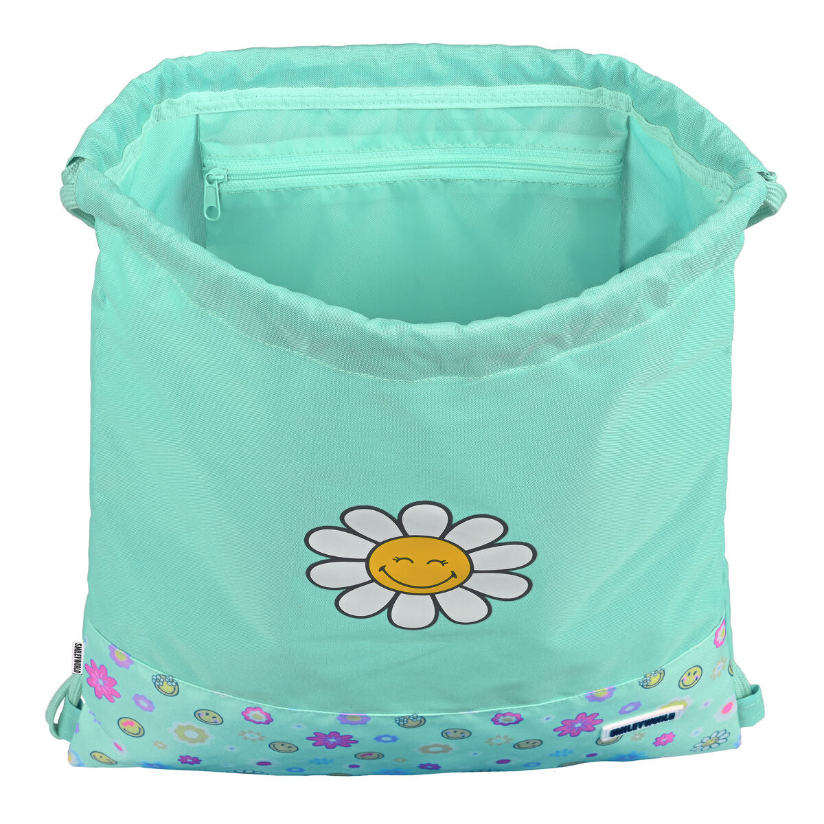 Skopåse med remmar Smiley Summer Fun 35 x 40 x 1 cm finns hos Aktivcamping