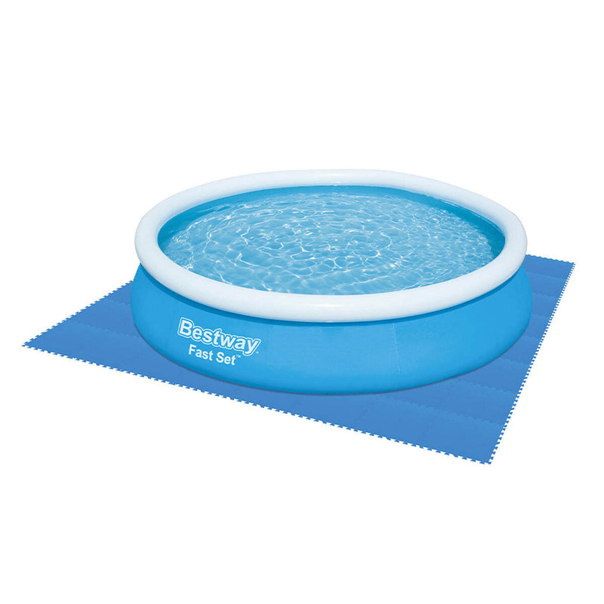 Skyddande golv för flyttbara pooler Bestway 50 x 50 cm - finns hos Aktivcamping