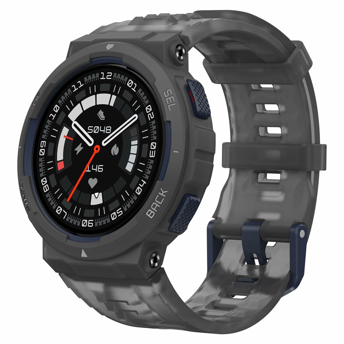 Smartklocka Amazfit Active Edge Svart Grå 1,75" 46 mm finns hos Aktivcamping