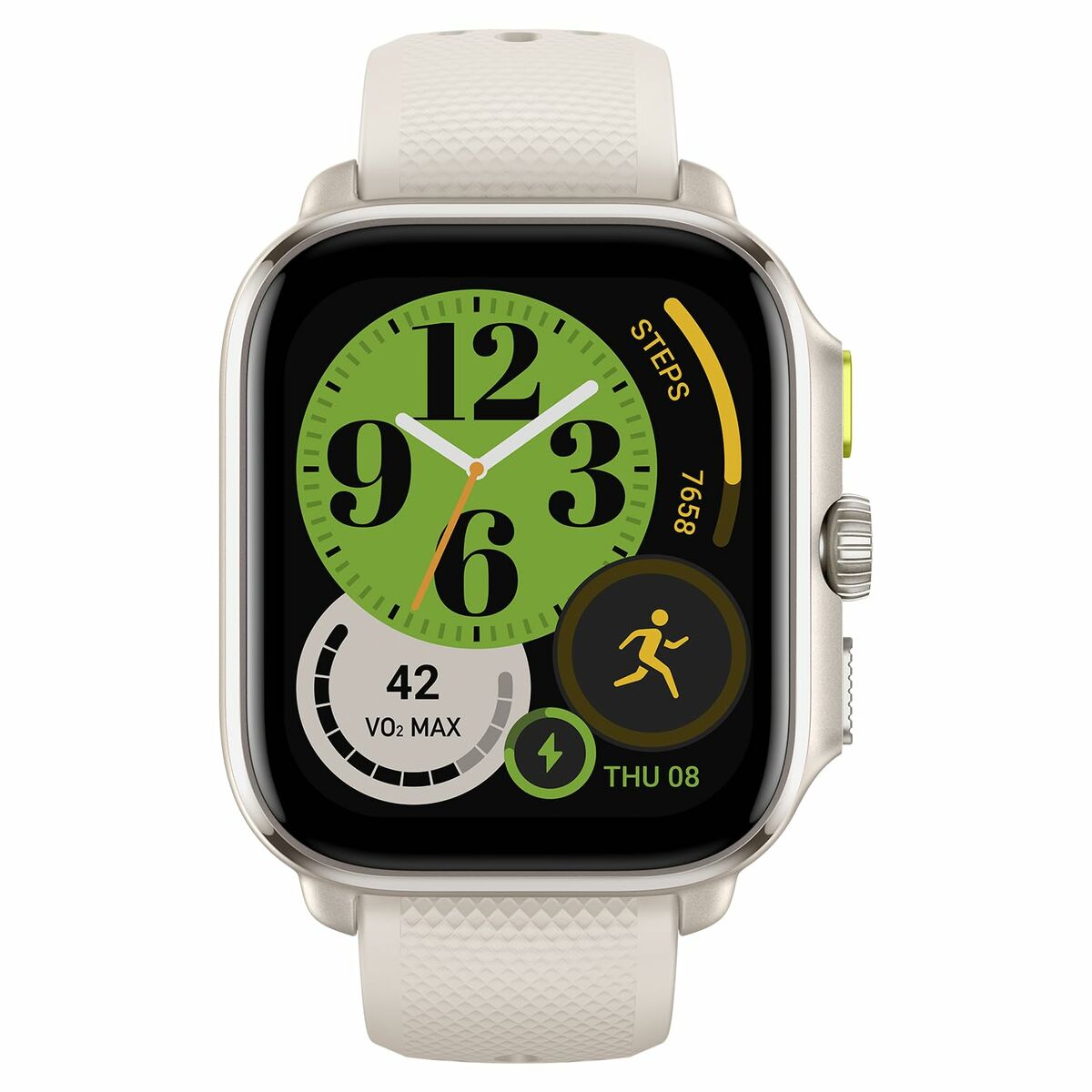 Smartklocka Amazfit Cheetah Square Vit 1,75" 45 mm finns hos Aktivcamping