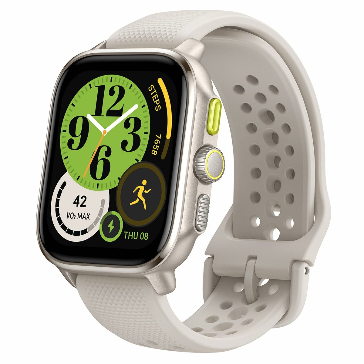 Smartklocka Amazfit Cheetah Square Vit 1,75" 45 mm finns hos Aktivcamping
