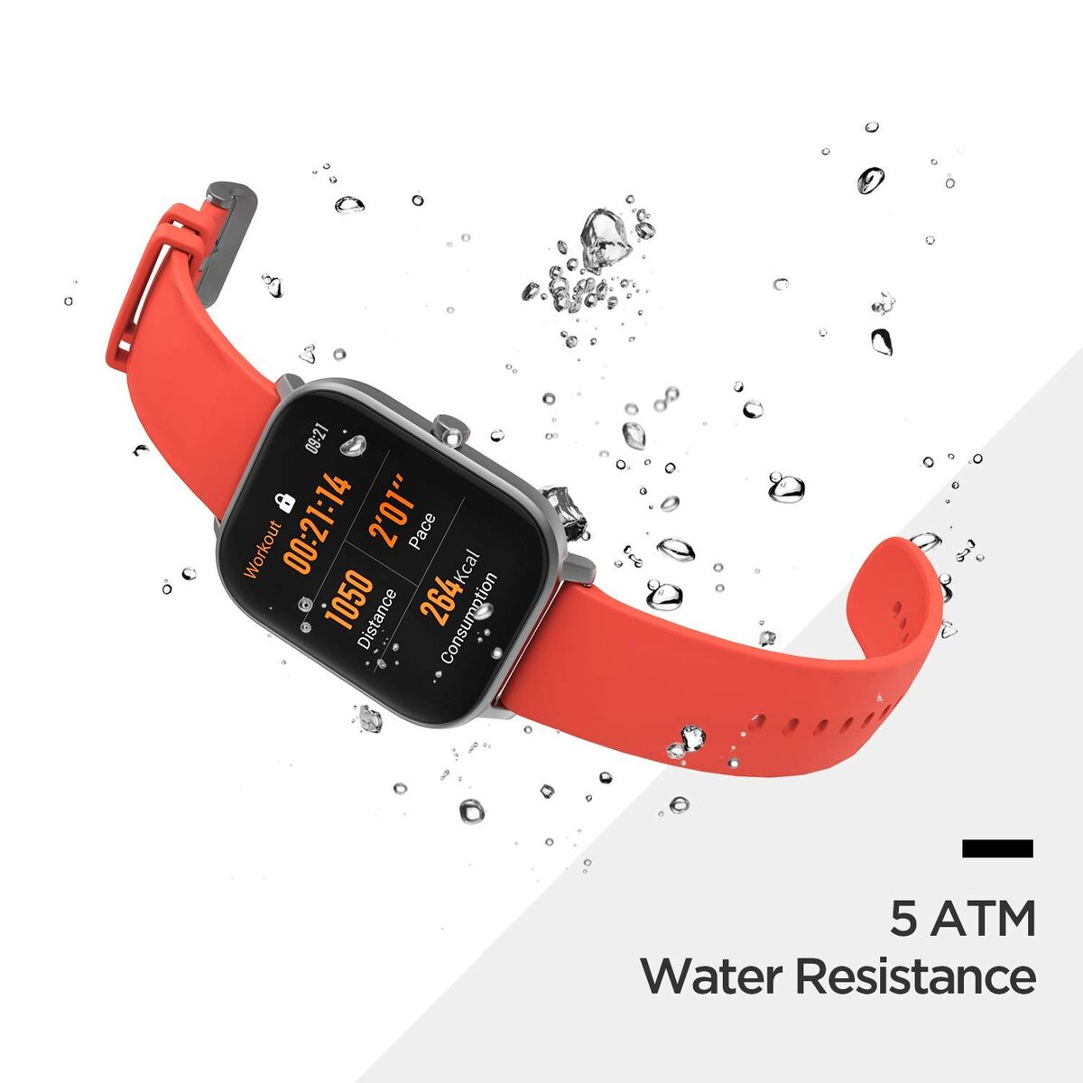 Smartklocka Amazfit GTS 42 mm Orange finns hos Aktivcamping