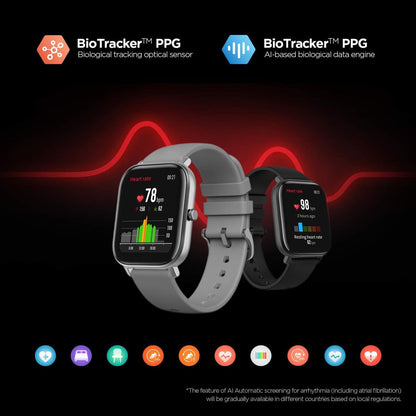 Smartklocka Amazfit GTS 42 mm Orange finns hos Aktivcamping