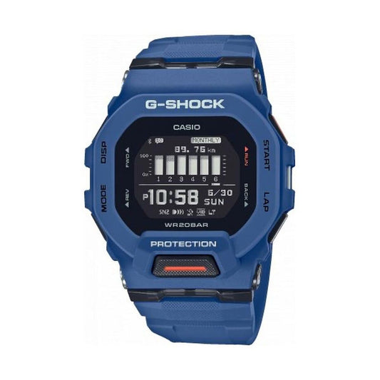Smartklocka Casio G-SQUAD STEP TRACKER BLUETOOTH® Blå Svart finns hos Aktivcamping