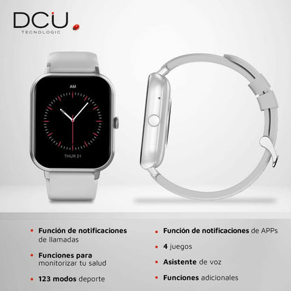Smartklocka DCU CURVED GLASS PRO 1,83" Grå finns hos Aktivcamping